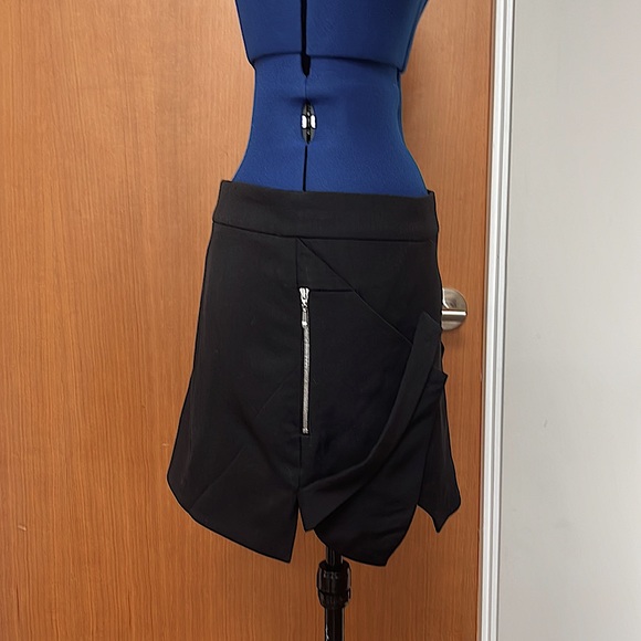 Ksubi Black Low Slung Killer Cool Black Mini Skirt - Picture 3 of 7